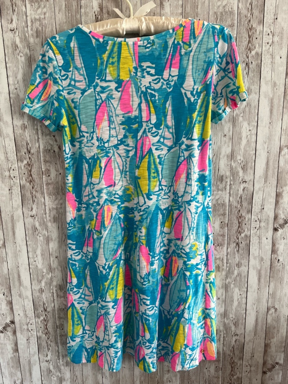 Lilly Pulitzer Jessica Cotton Beach and Bae Sailboat Summer Resort Dress XS - Picture 3 of 6